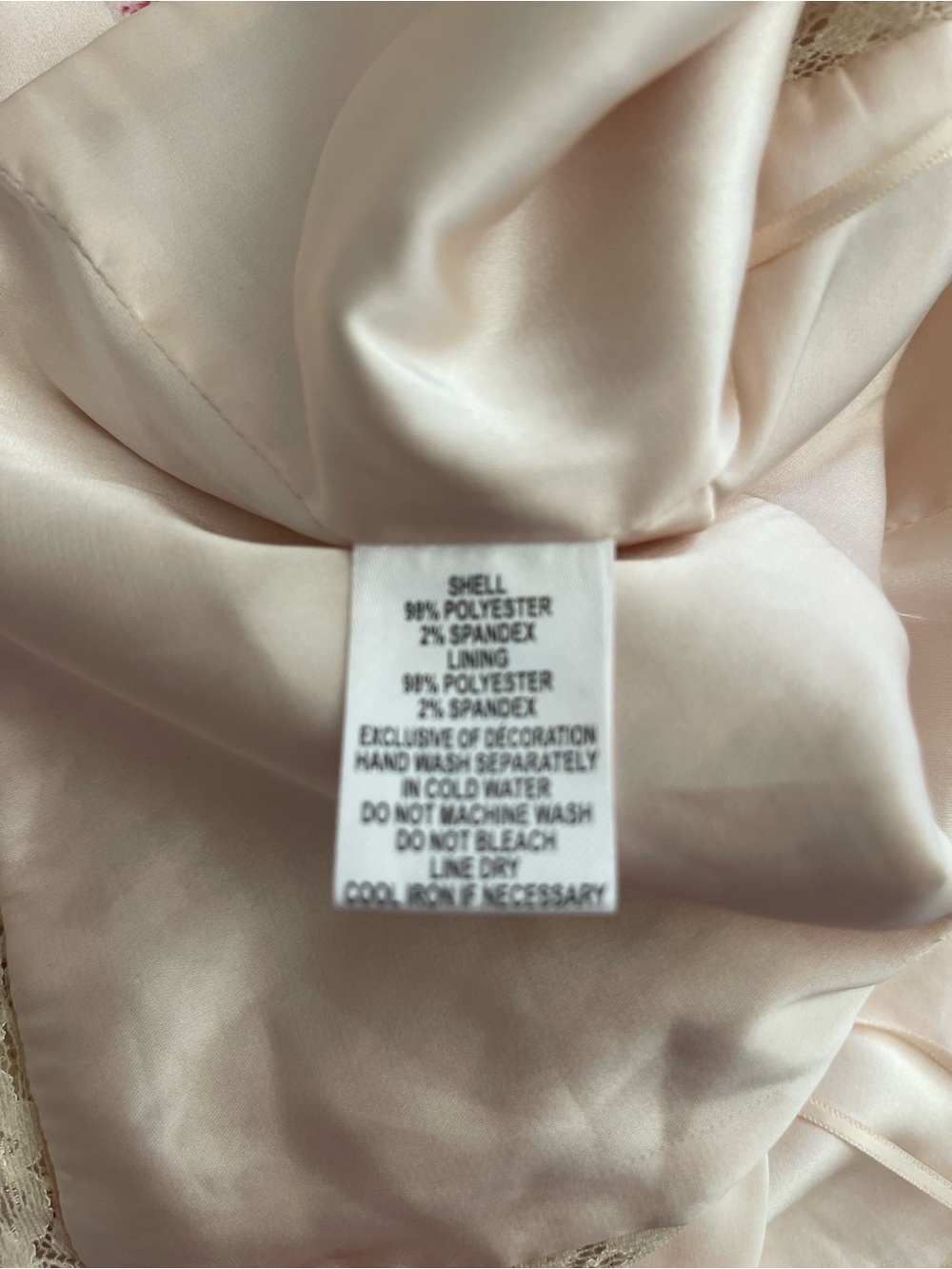 Cotton Candy LA Floral Satin Lace Trim Tie Front Top - Picture 6 of 6